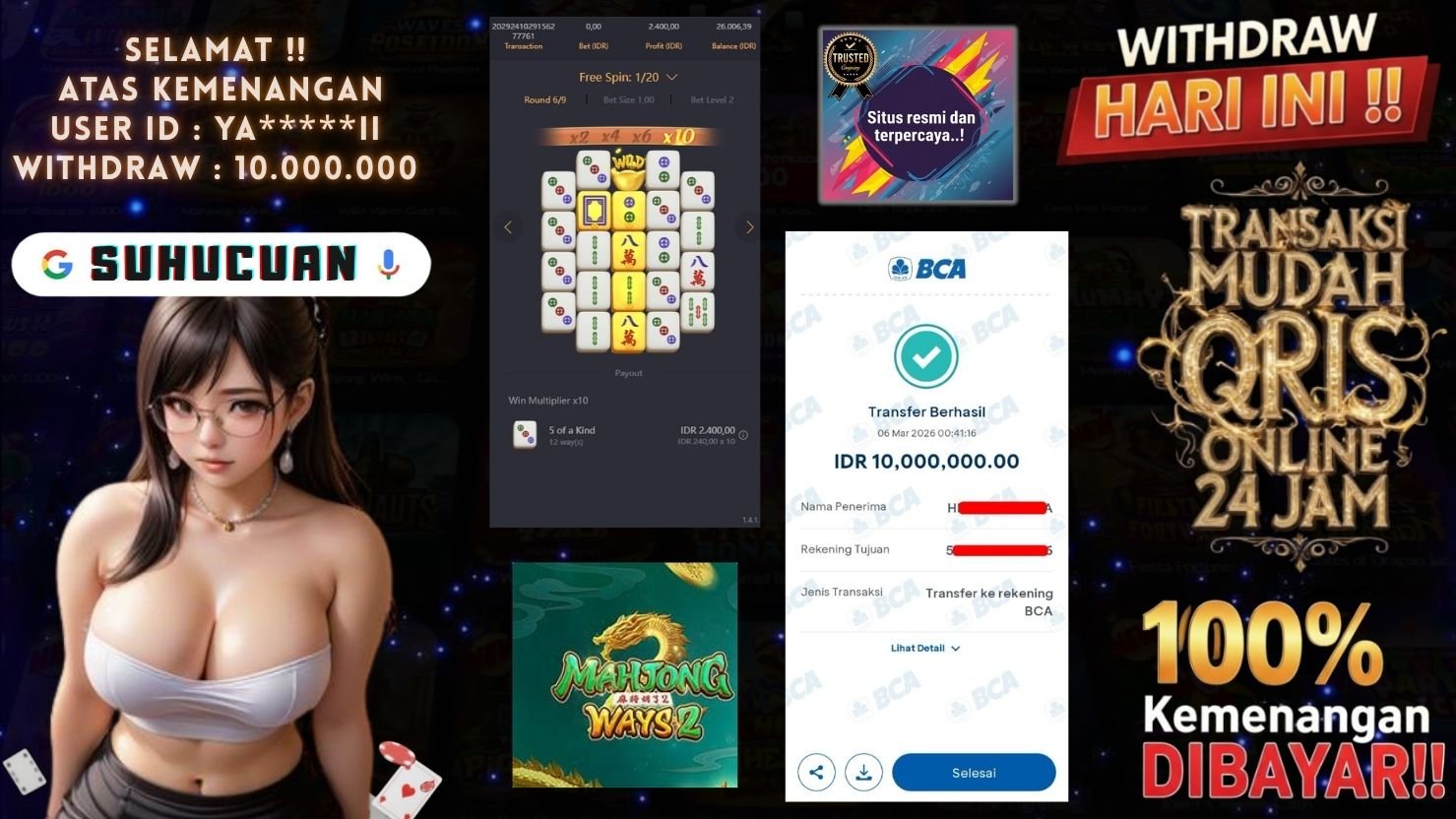 SUHUCUAN JACKPOT SLOT MAHJONG WAYS 2